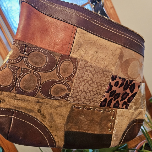 Coach Multicolor Patchwork Shoulder Bag - Picture 2 of 4